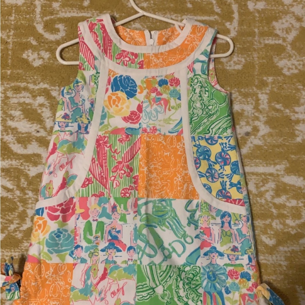 Lilly Pulitzer Toddler Grandstand Patchwork Dress
